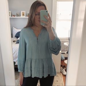American Eagle Linen Top